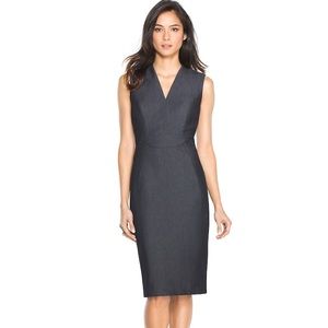 White House Black Market Dark Denim Sheath Dress